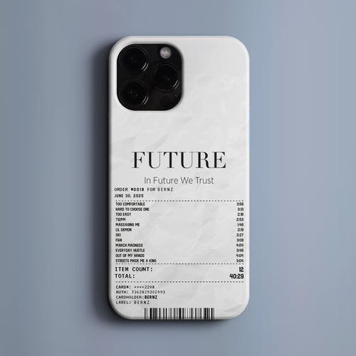 'Concert Ticket for Future' Tasarım Telefon Kılıfı