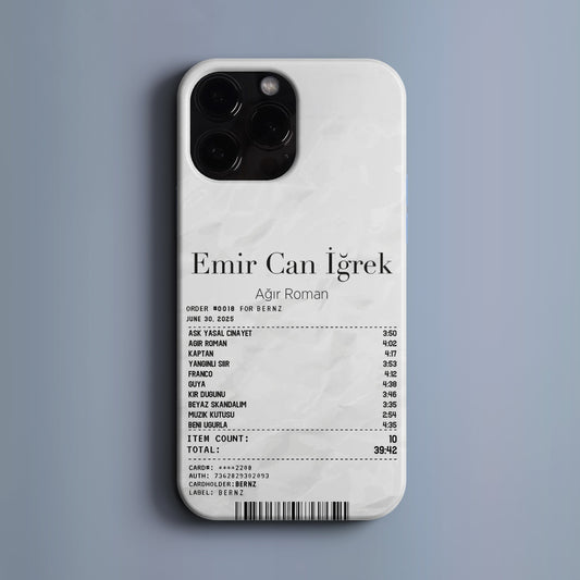 'Concert Ticket for Emir Can İğrek' Tasarım Telefon Kılıfı