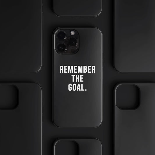 'Remember the goal' Tasarım Telefon Kılıfı - Motivasyon