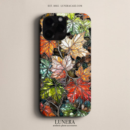 Lunera "Autumn Stained Glass" Tasarım Telefon Kılıfı – The Vitray Collection