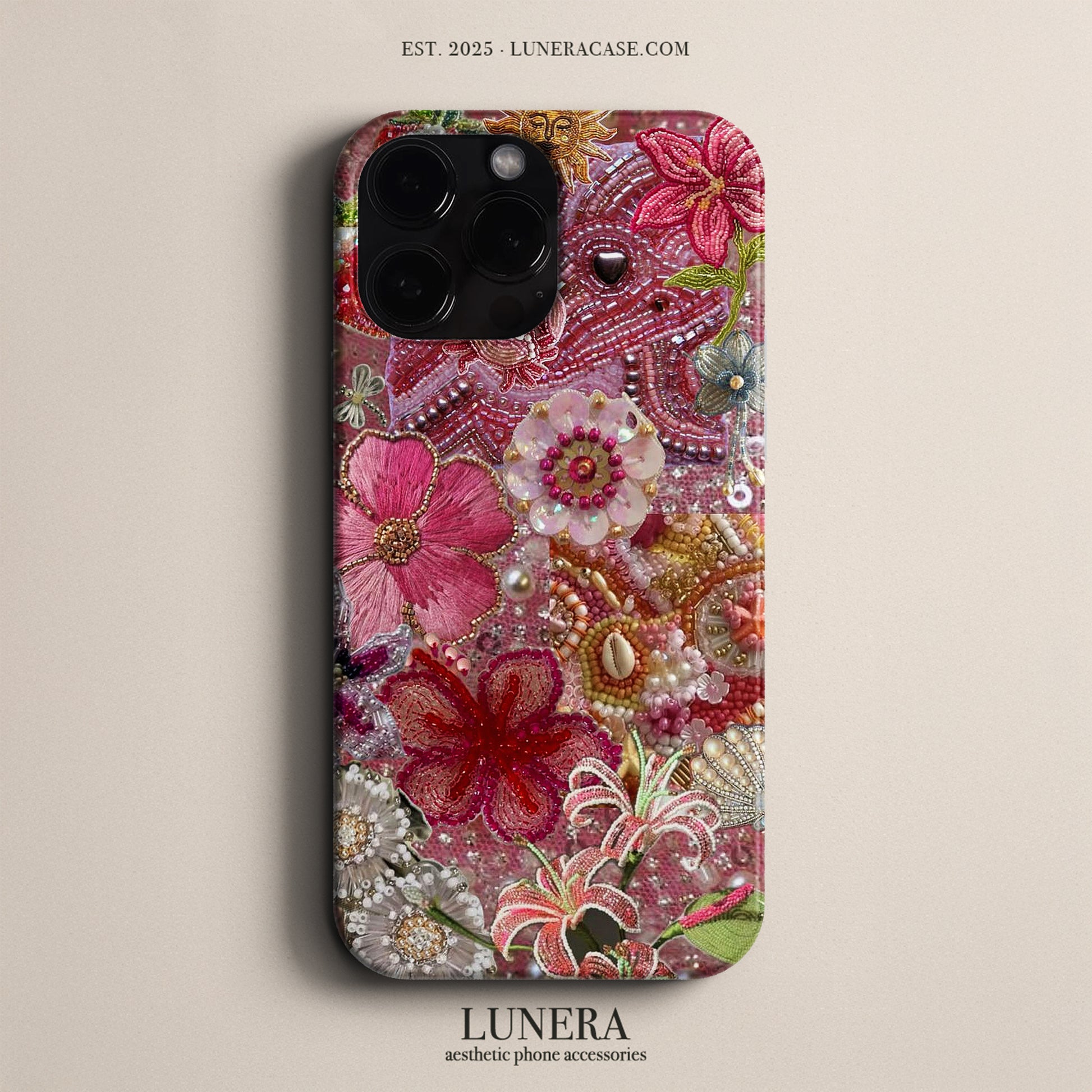 Lunera "Floral Enchantment" Tasarım Telefon Kılıfı – The Art Edition Collection