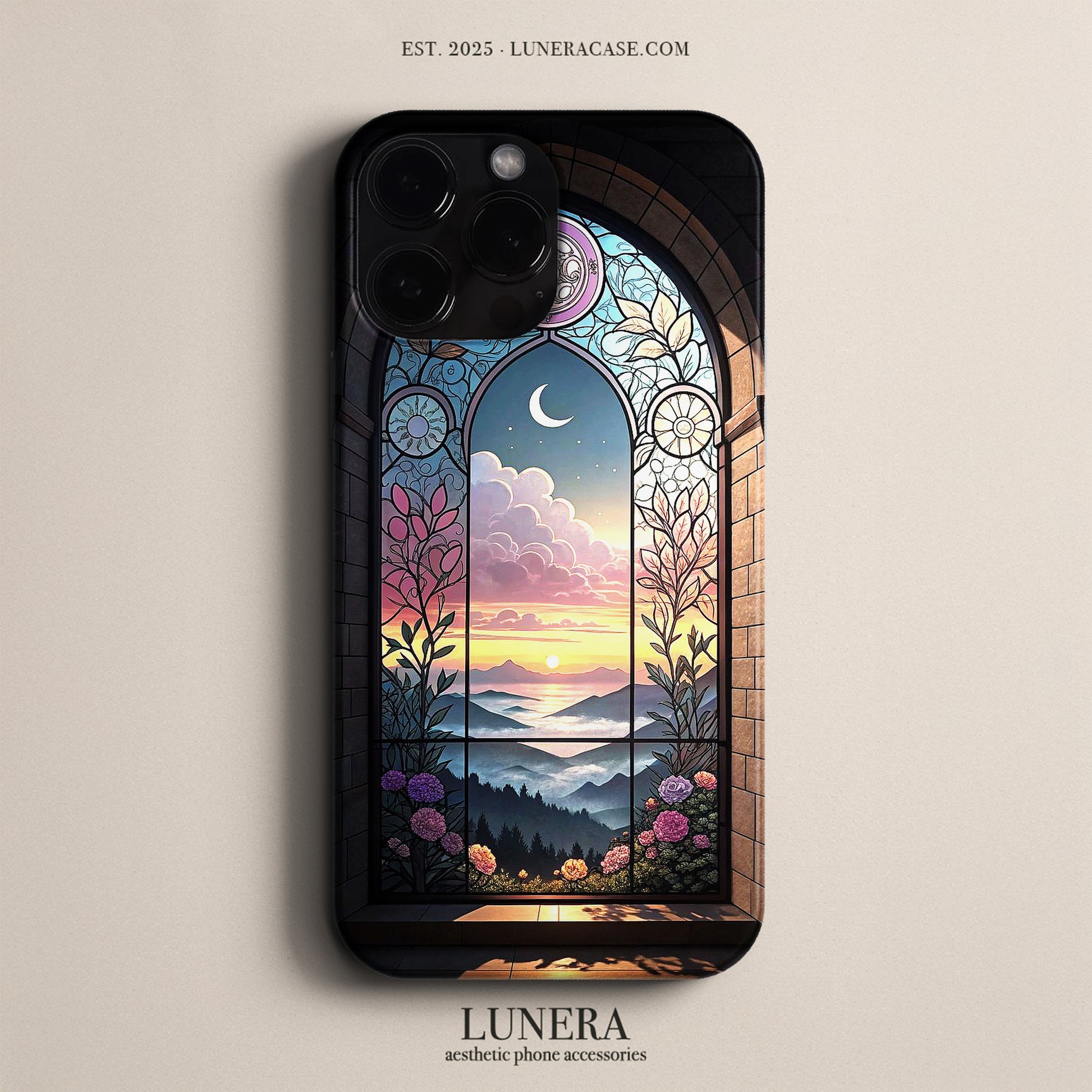 Lunera "Celestial Gateway" Tasarım Telefon Kılıfı – The Vitray Collection