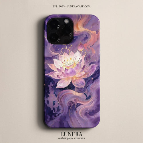 Lunera "Mystic Lotus" Tasarım Telefon Kılıfı – THE SERENITY COLLECTION (LIMITED) Serisi