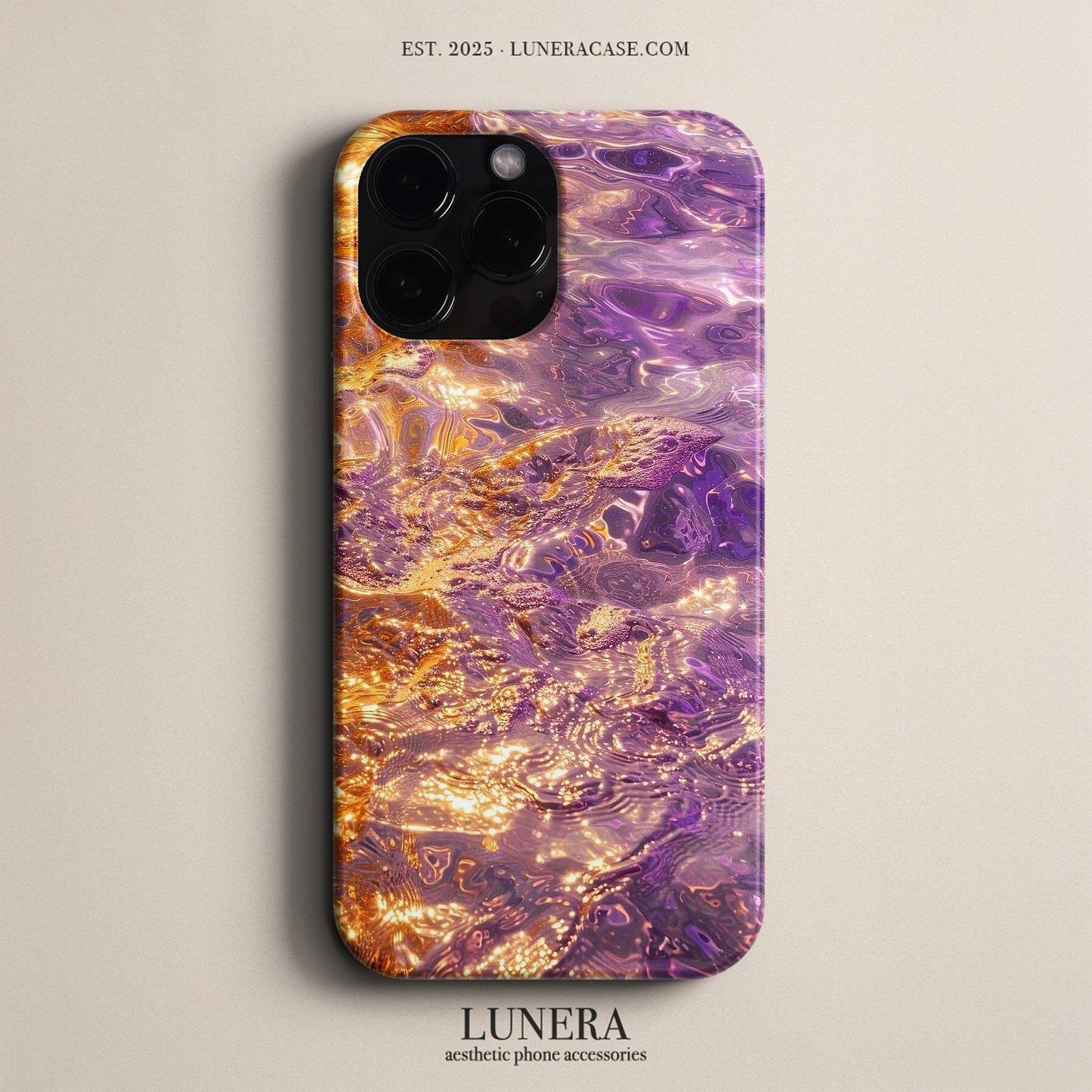 Lunera "Liquid Amethyst" Tasarım Telefon Kılıfı – The Art Edition Collection