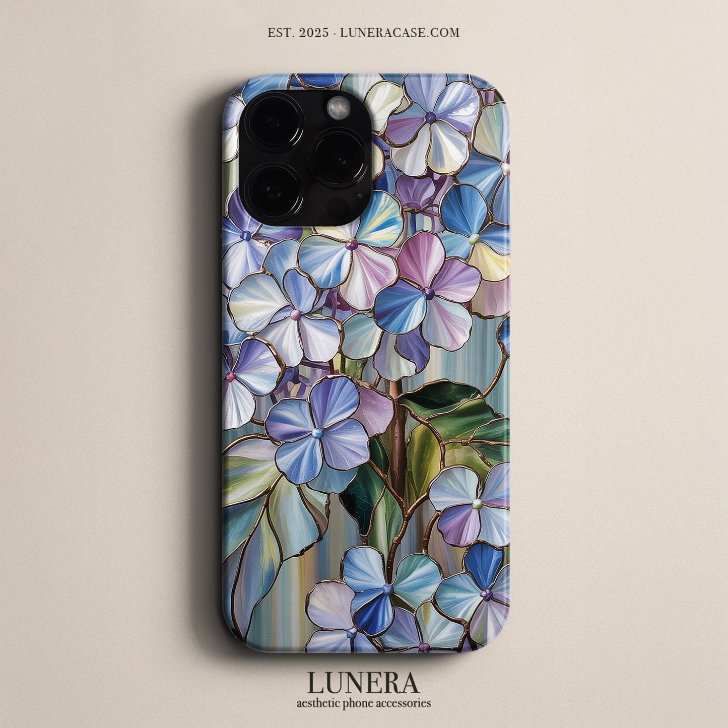 Lunera "Stained Glass Flowers" Tasarım Telefon Kılıfı – THE VITRAY COLLECTION
