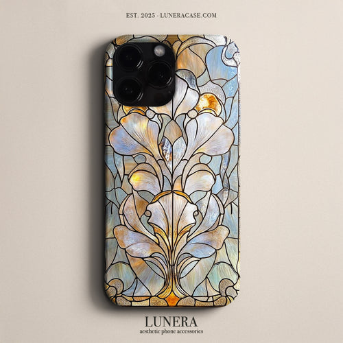 Lunera "Stained Glass Bloom" Tasarım Telefon Kılıfı – The Art Edition Collection