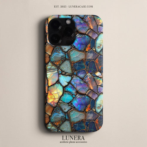 Lunera "Iridescent Stone" Tasarım Telefon Kılıfı – The Vitray Collection