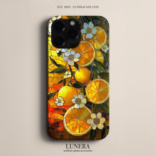 Lunera "Citrus Blossom" Tasarım Telefon Kılıfı – The Vitray Collection
