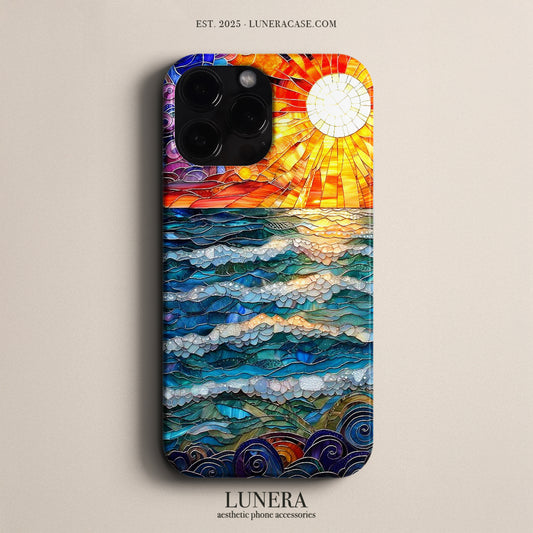 Lunera "Sunrise Ocean" Tasarım Telefon Kılıfı – The Vitray Collection