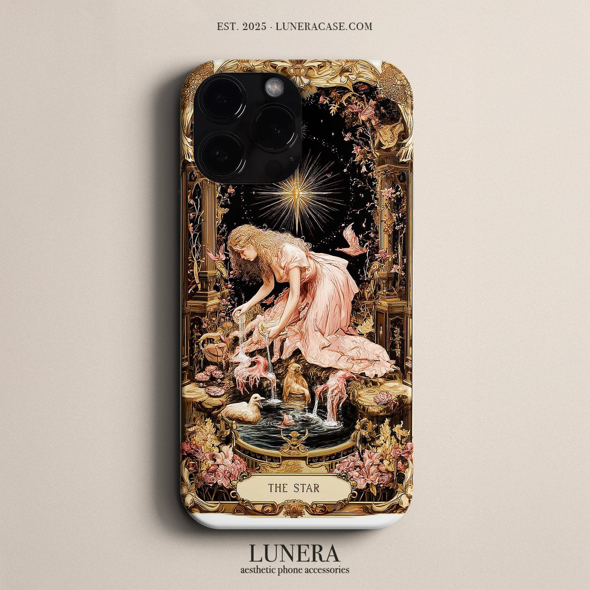 Lunera "Celestial Star Maiden" Tasarım Telefon Kılıfı – The Art Edition Collection Serisi