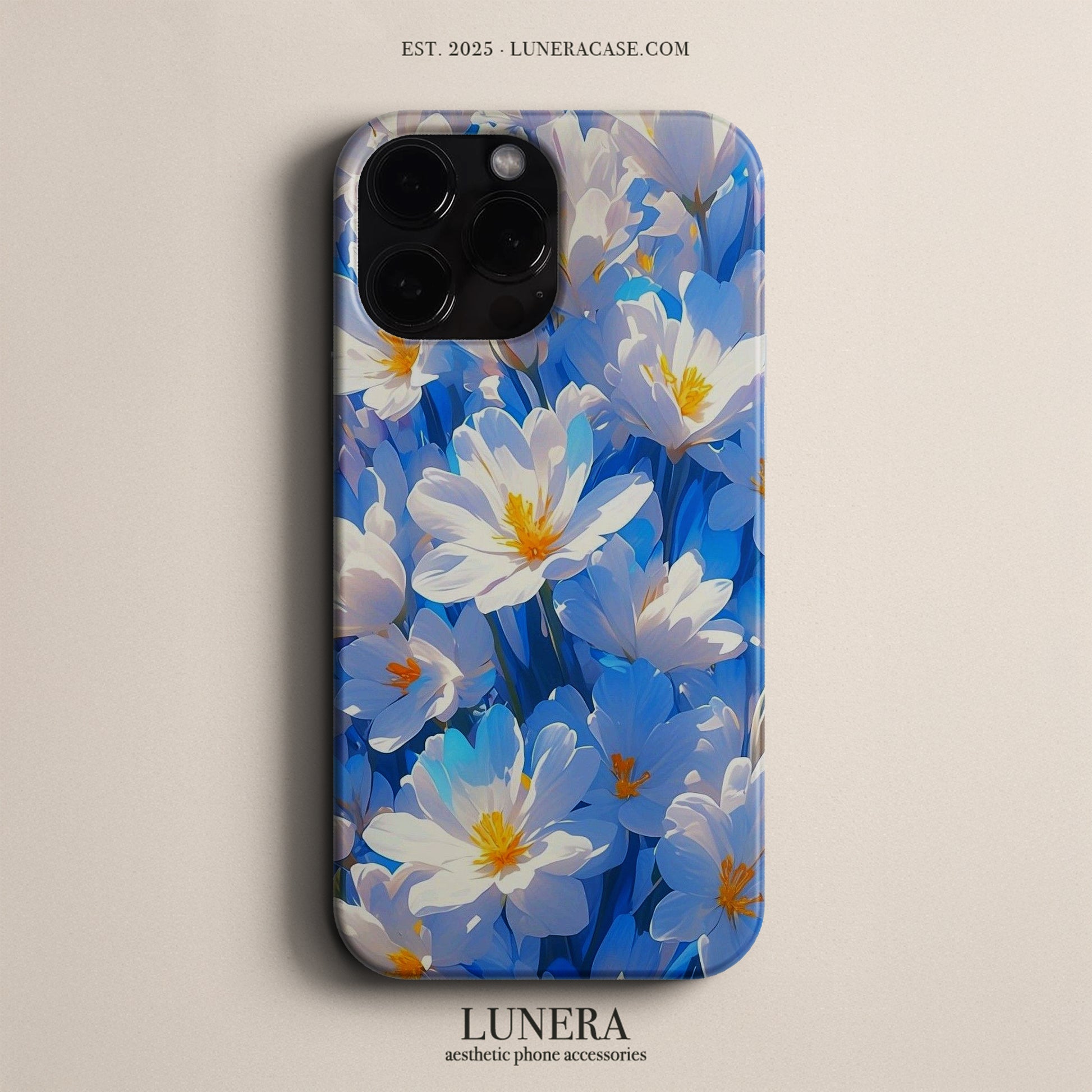 Lunera "Celestial Bloom" Tasarım Telefon Kılıfı – The Serenity Collection (Limited) Serisi