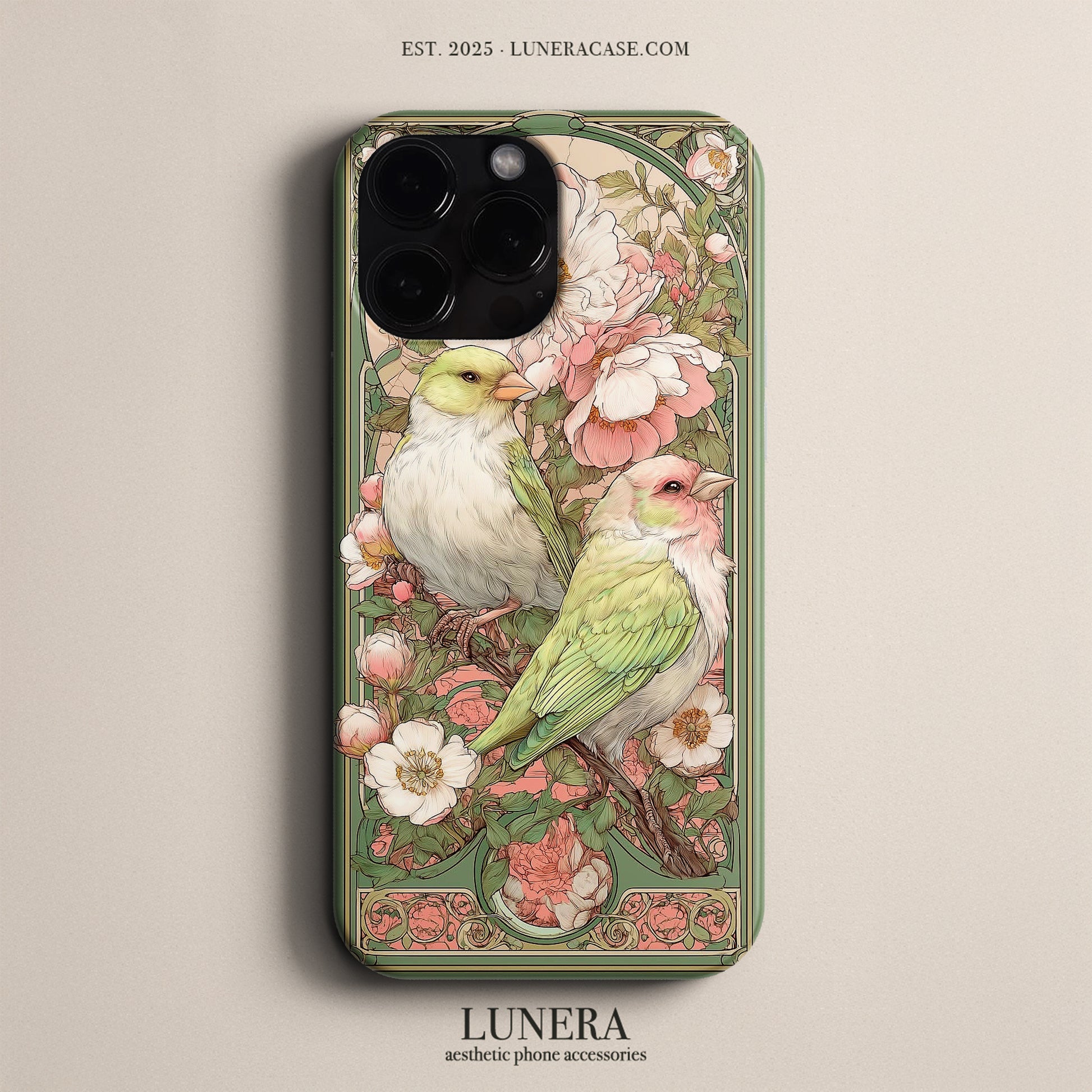 Lunera "Botanical Birds" Tasarım Telefon Kılıfı – The Art Edition Collection