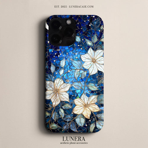 Lunera "Moonlit Clematis" Tasarım Telefon Kılıfı – Art Serisi
