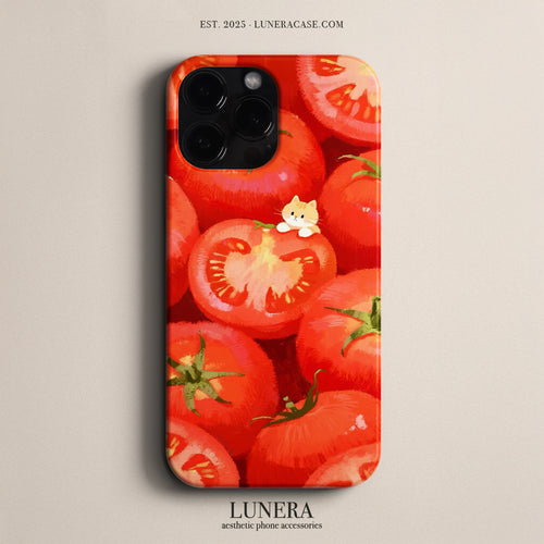 Lunera "Tomato Garden Kitten" Tasarım Telefon Kılıfı – The Art Edition Collection