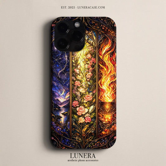 Lunera "Stained Glass Elements" Tasarım Telefon Kılıfı – The Art Edition Collection