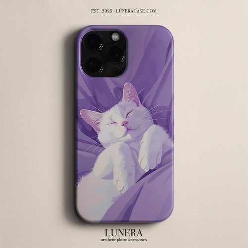 Lunera "Lavender Dreams" Tasarım Telefon Kılıfı – The Serenity Collection (Limited)