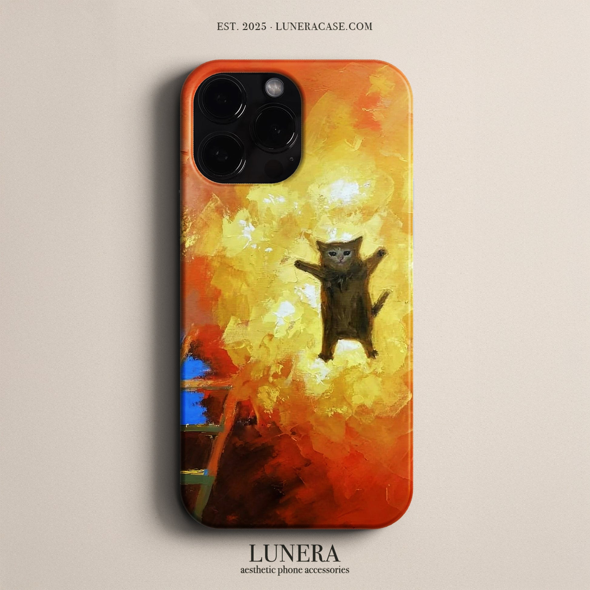 Lunera "Sunny Cat Dreams" Tasarım Telefon Kılıfı – The Art Edition Collection