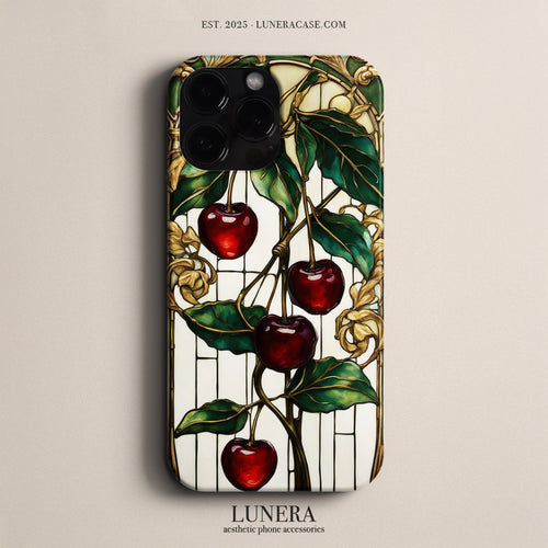 Lunera "Crimson Orchard" Tasarım Telefon Kılıfı – THE VITRAY COLLECTION