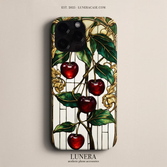 Lunera "Crimson Orchard" Tasarım Telefon Kılıfı – THE VITRAY COLLECTION