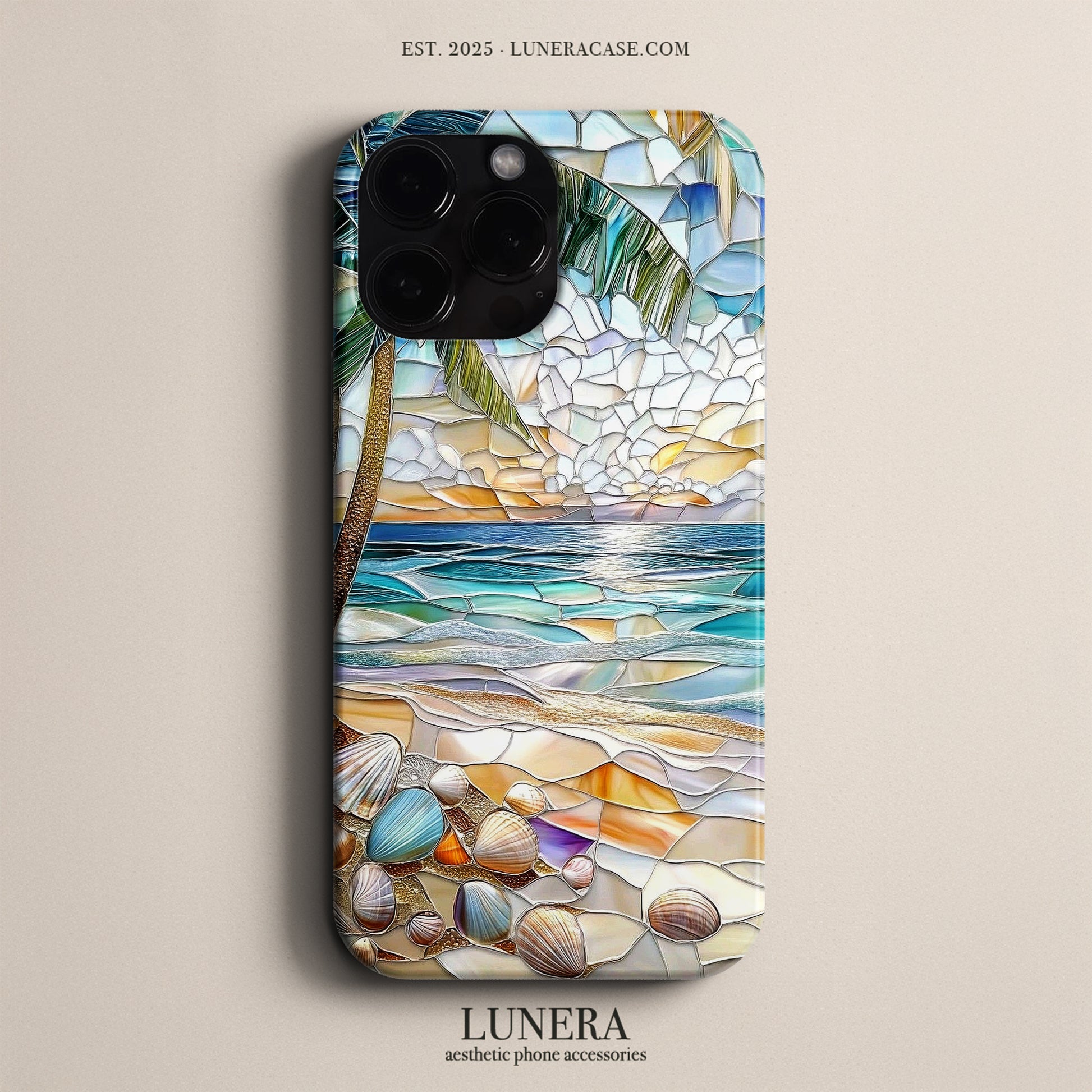 Lunera "Tropical Stained Glass" Tasarım Telefon Kılıfı – The Vitray Collection